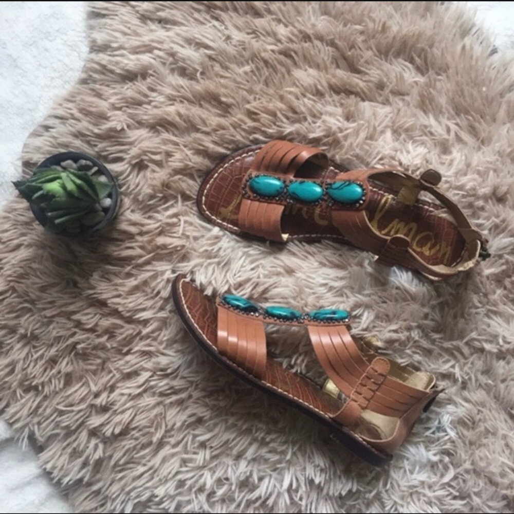 Sam Edelman Kaiya Turquoise Gladiator